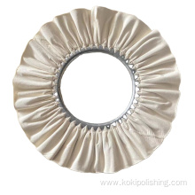 high quality finish white air way buffing wheel